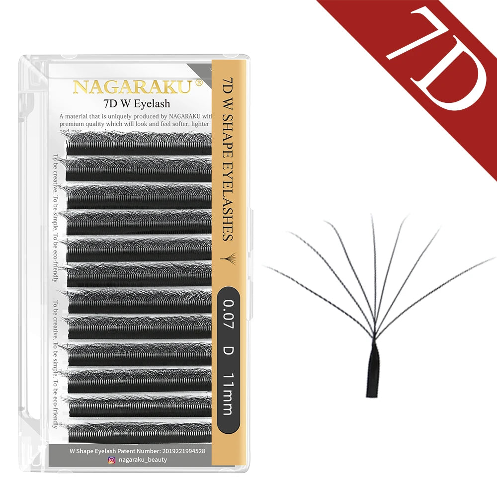 NAGARAKU Automatic Flowering W Shape Bloom Eyelash Extensions